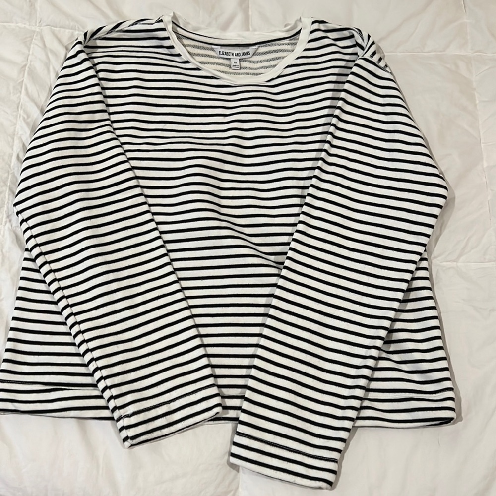 Long sleeve, light weight sweatshirt